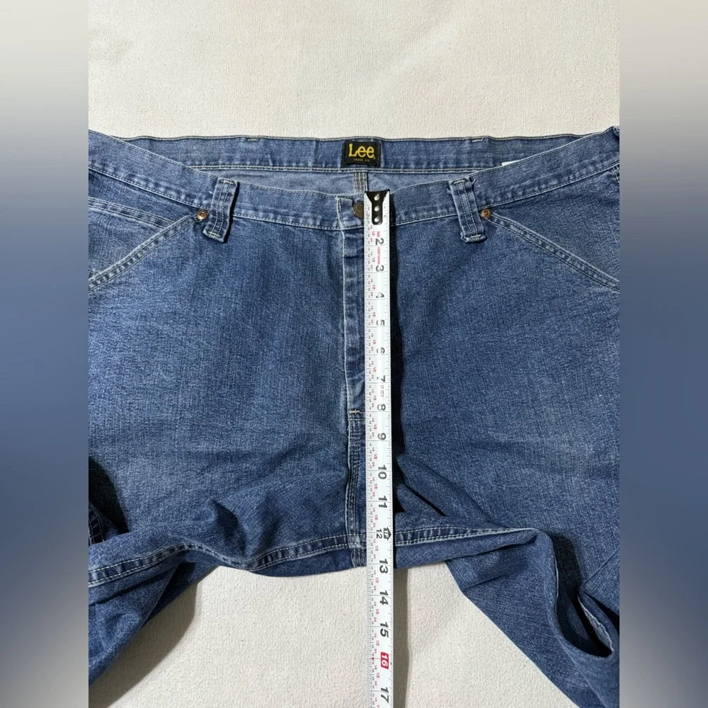 VTG Lee Jeans Mens 40x29 Blue‎ Carpenter Baggy Straight Y2K Skate Workwear
